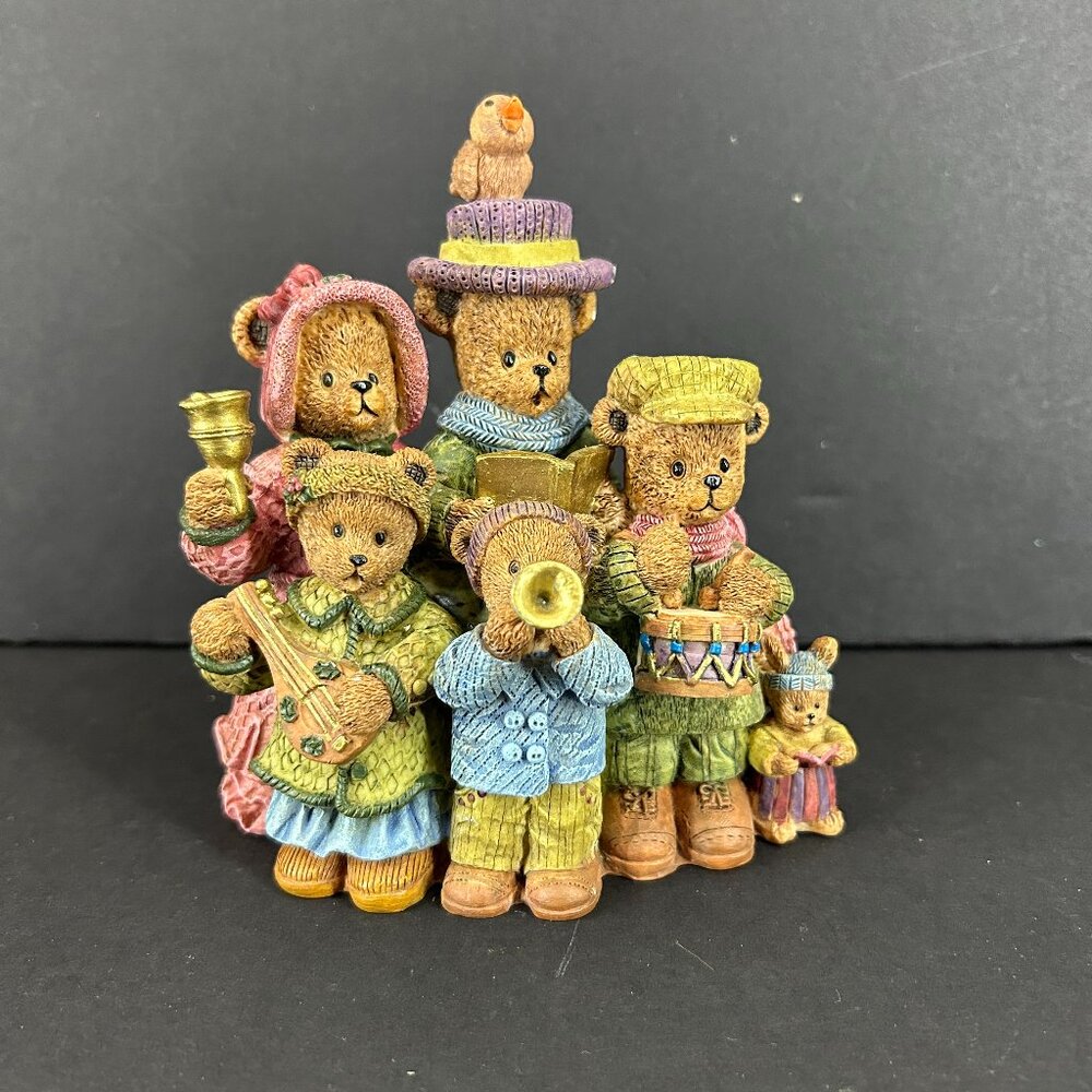 1999 Christmas Berry Hill Bears 'O Sing Unto The Lord a New Song' caroling bears